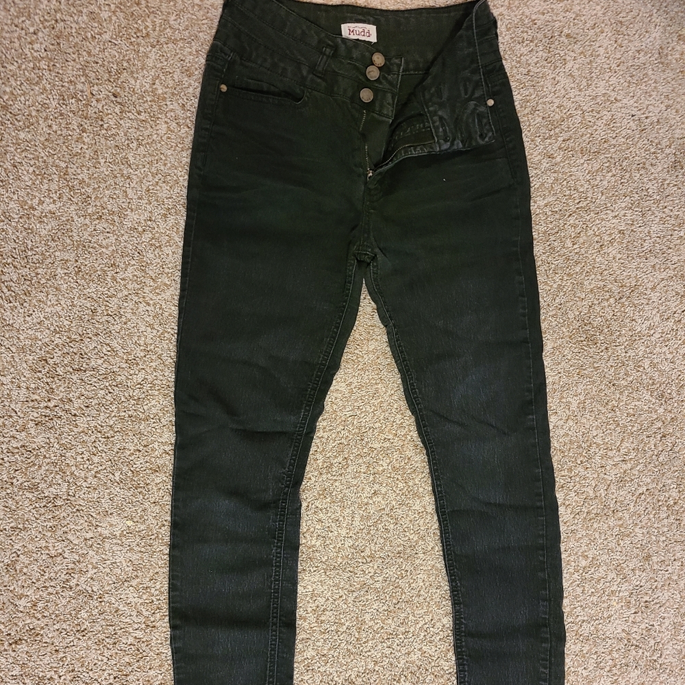 Mudd high waist black skinny jeans size 5